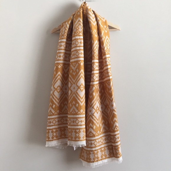 sale | madewell | georgia jacquard scarf - Picture 5 of 7